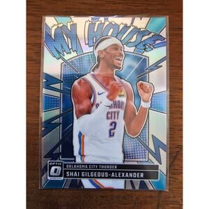 Shai Gilgeous-Alexander 2024-2025 Donruss Optic #6 My House - Halo Prizm - NBA